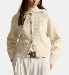 Veste torsadée en laine et cachemire Polo Ralph Lauren