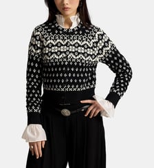 Cardigan en maille à col rond Polo Ralph Lauren