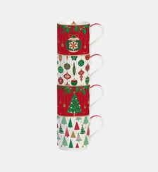 Coffret 4 Mugs Empilables Easy Life
