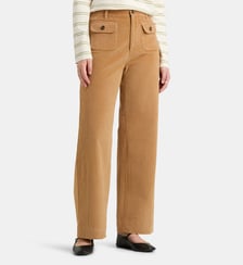 Pantalon large Pamm velours côtelé Leon & Harper