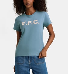T-shirt Grand signature coton  A.P.C.