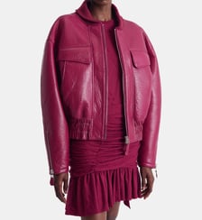 Bomber Dunea oversize en cuir  Iro