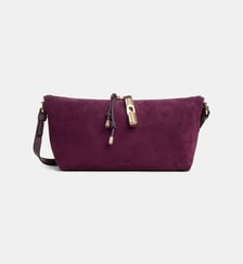 Sac porté épaule Debby cuir suède Furla