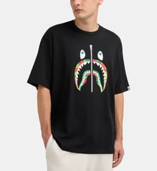 T-shirt Sta Camo Shark College Relax Fit A BATHING APE ®