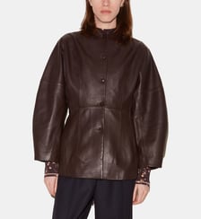 Veste ajustée Charlie en cuir Roseanna
