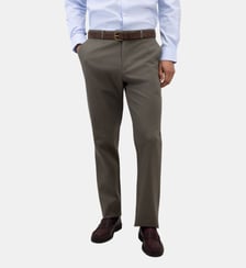 Pantalon structuré délavé vert El Ganso