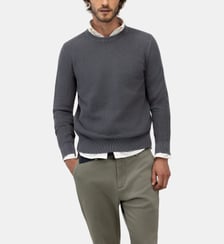 Pull col rond en jersey structuré El Ganso