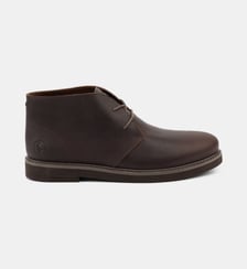 Bottines désert en cuir marron El Ganso