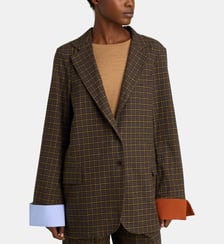 Blazer Birkin carreaux Jejia
