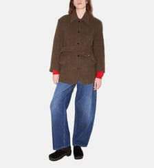 Manteau court Leny en laine Roseanna