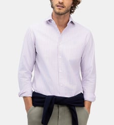 Chemise Oxford de boucher bleu clair El Ganso