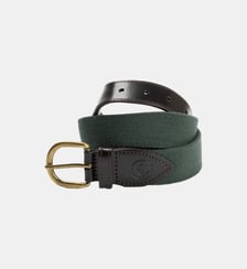 Ceinture élastique monochrome kaki El Ganso