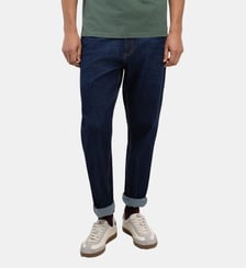 Pantalon en denim bleu foncé El Ganso