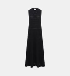 Robe longue en maille croquet Molli