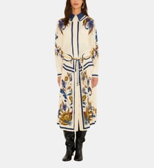 Robe Midi Ceinturée Golden Nature Farm Rio