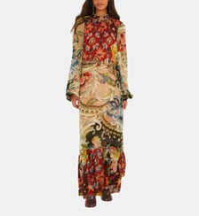 Robe maxi Lunar Boho à manches longues Farm Rio