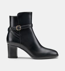Bottines à talon bloc et bride croisée Santoni