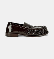 Mocassins en cuir brillant Dries Van Noten