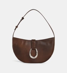 Sac à main Harlow Crescent cuir  Staud