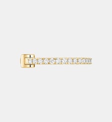 Mono clip d'oreille en or jaune et diamants Messika