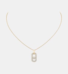 Collier en or jaune et pavé diamants Messika
