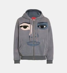 Sweat-shirt à capuche Face Kid Super