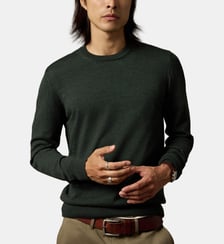 Pull col rond en laine mérinos Balibaris