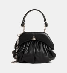 Sac pochette Clutch  Brooke clip en cuir  Vivienne Westwood