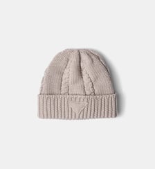 Bonnet en laine à torsades Prada