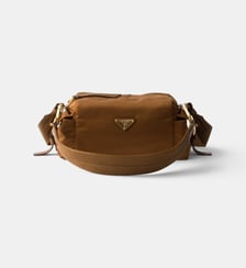 Petit sac porté épaule Explore en Re-Nylon et cuir Prada