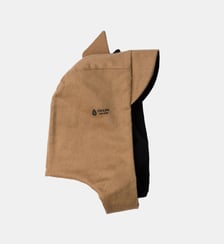 Écharpe à capuche réversible en Re-Nylon et poil de chameau Prada