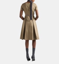 Robe chino à fermeture à glissière Prada