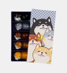 Shiba - Coffret de 5 repose-baguettes Tokyo Design Studio
