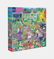 Puzzle Jardin de fleurs à la française - 1000 pièces eeBoo