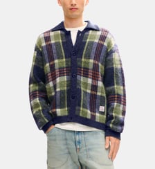 Cardigan col chemise en alpaga Kenzo