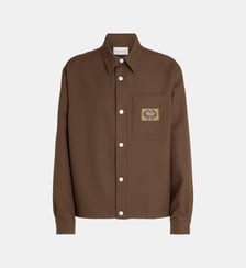 Chemise Elasticated Hem patch signature Drôle De Monsieur