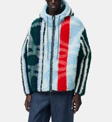 Veste à capuche en polaire Loewe