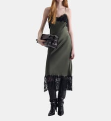 Robe midi Nereid en soie et dentelle Iro