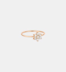 Bague en or rose et mini diamants Ginette Ny