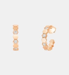 Créoles en or rose et diamants Chaumet