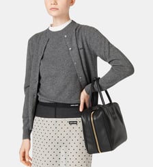 Pull ajusté manches courtes en cachemire Miu Miu