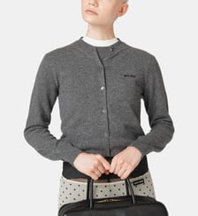 Cardigan cachemire femme ajusté Miu Miu