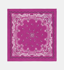 Bandana carré Twin G imprimé coton bio Galeries Lafayette