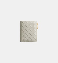 Portefeuille Intrecciato zippé en cuir Bottega Veneta
