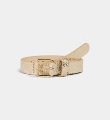 Ceinture fine Hicat croûte de cuir Galeries Lafayette