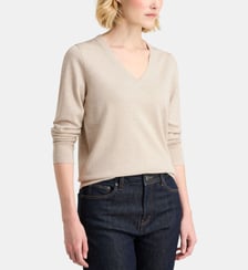 Pull Nya V droit fine maille Galeries Lafayette
