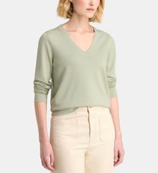 Pull Nya V droit fine maille Galeries Lafayette