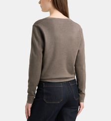Pull Nya V droit fine maille Galeries Lafayette