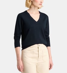 Pull Nya V droit fine maille Galeries Lafayette