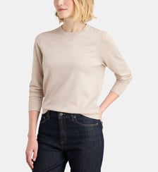 Pull droit Nya R fine maille col rond Galeries Lafayette